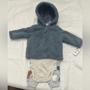 Carter's Child Of Mine Baby Boy 3 Piece
Sherpa Outfit Set 3-6 mths NWT